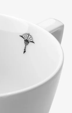 Tasse Single Cornflower- 2er Set, Weiß