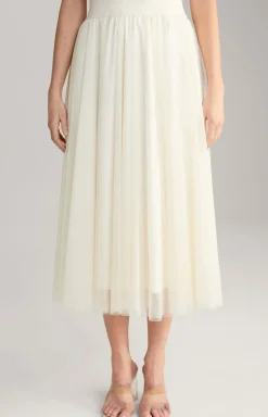 Tüllrock in Creme