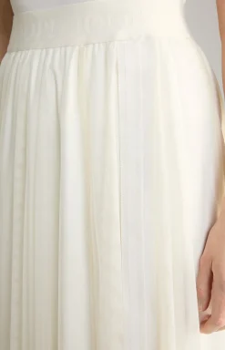 Tüllrock in Creme
