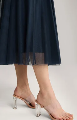 Tüllrock in Navy