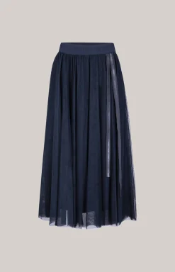 Tüllrock in Navy