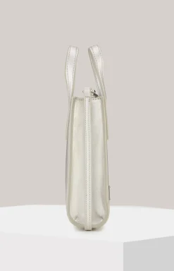 Tote Bag Cofano Rami in Silber