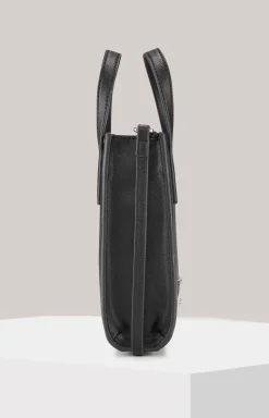 Tote Bag Cofano Rami in Schwarz