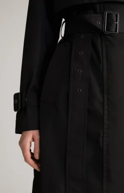 Trenchcoat in Schwarz