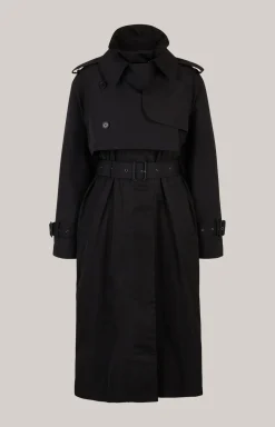Trenchcoat in Schwarz