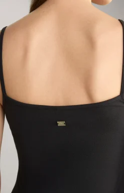 Trägertop in Schwarz