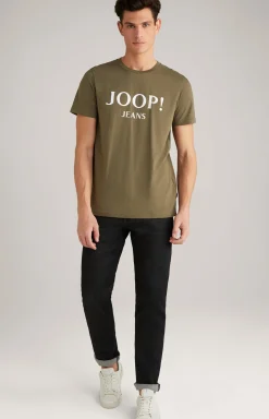 T-Shirt Alex in Olivgrün