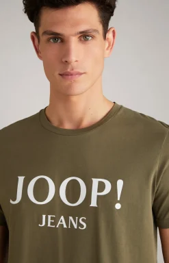 T-Shirt Alex in Olivgrün