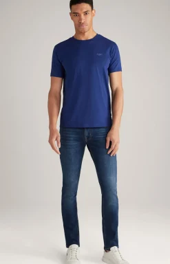 T-Shirt Alphis in Blau