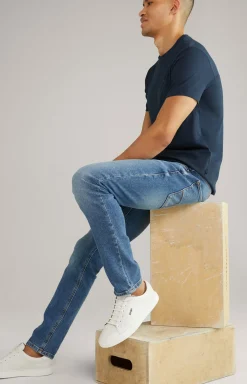 T-Shirt Alphis in Dunkelblau