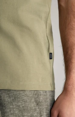 T-Shirt Alphis in Oliv