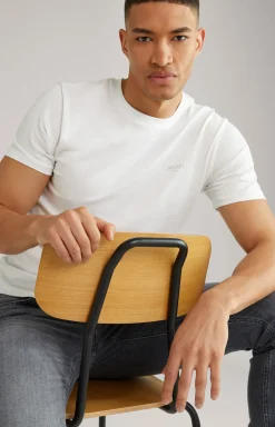 T-Shirt Alphis in Weiß