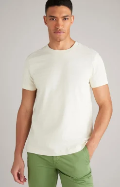 T-Shirt Carisio in Beige gestreift
