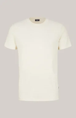 T-Shirt Carisio in Beige gestreift
