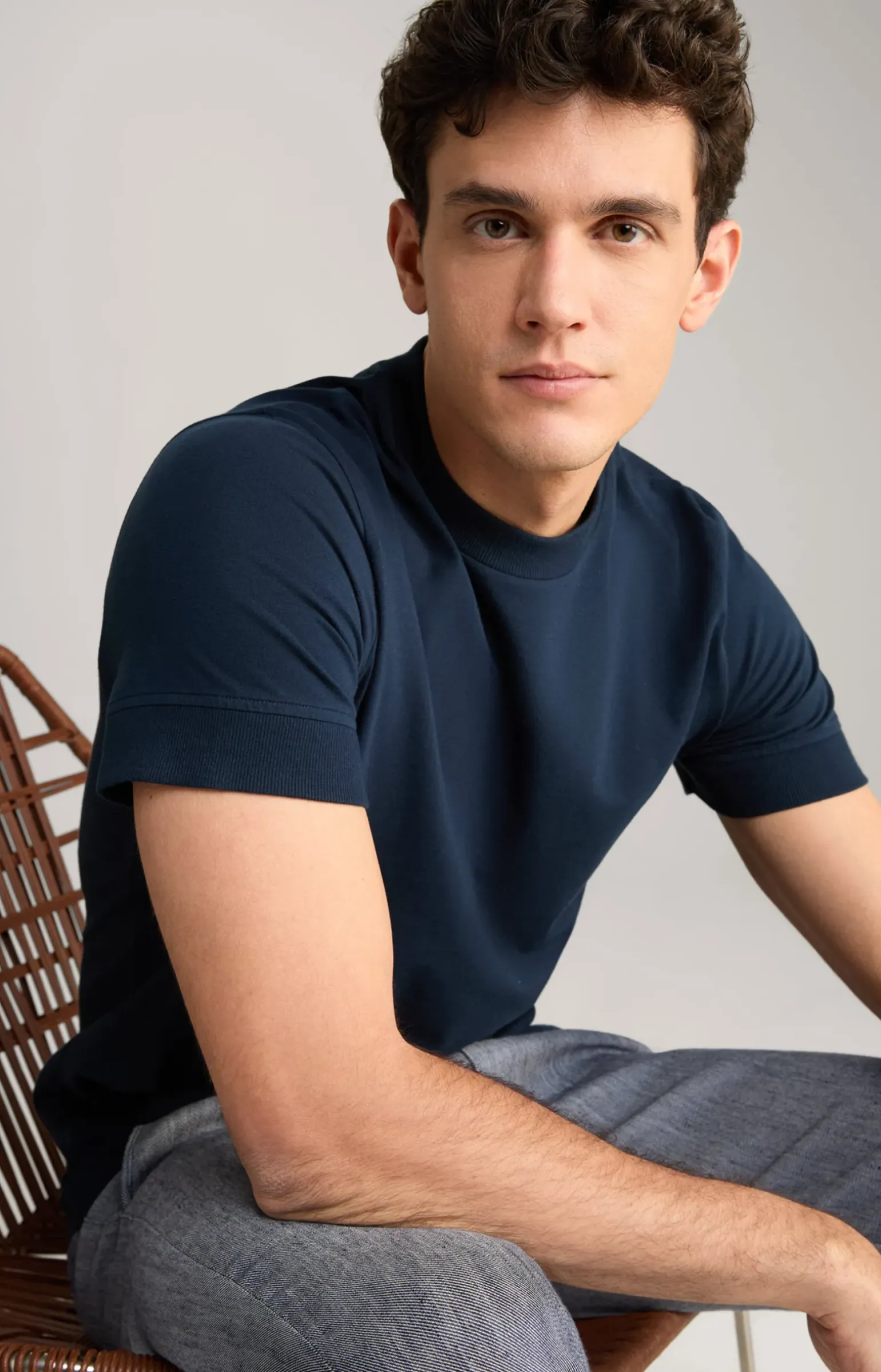 T-Shirt Cedric in Dunkelblau