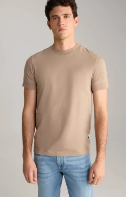 T-Shirt Cedric in Hellbraun