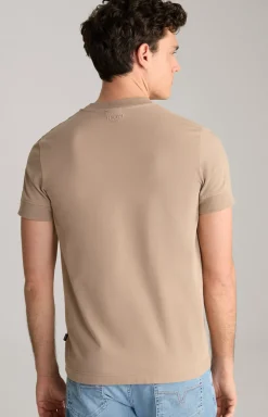 T-Shirt Cedric in Hellbraun