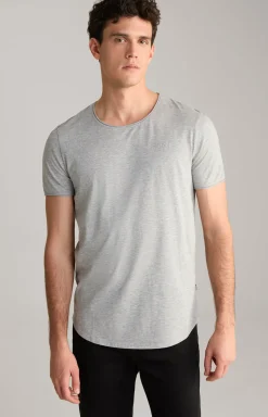 T-Shirt Cliff in Hellgrau