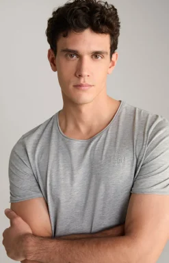 T-Shirt Cliff in Hellgrau