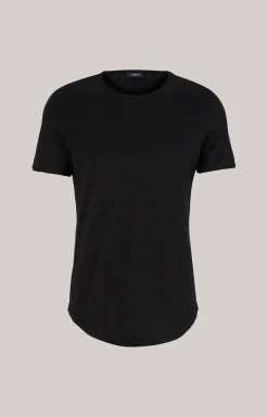 T-Shirt Cliff in Schwarz
