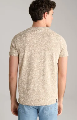 T-Shirt Crispo in Braun gemustert