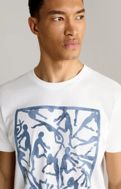 T-Shirt Cyrill in Weiß