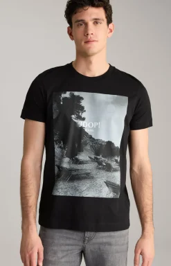 T-Shirt Dario in Schwarz