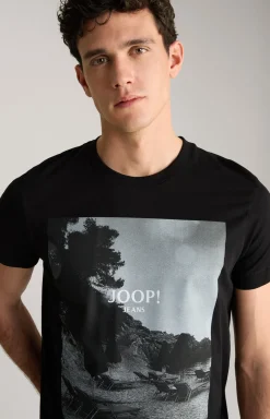 T-Shirt Dario in Schwarz