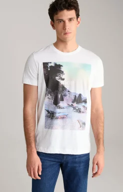 T-Shirt Dario in Weiß