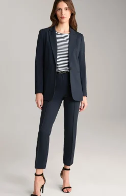 T-Shirt in Blau/Weiß gestreift