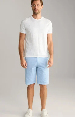 T-Shirt Pieron in Weiß gemustert