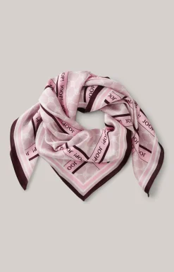 Tuch in Rosa gemustert