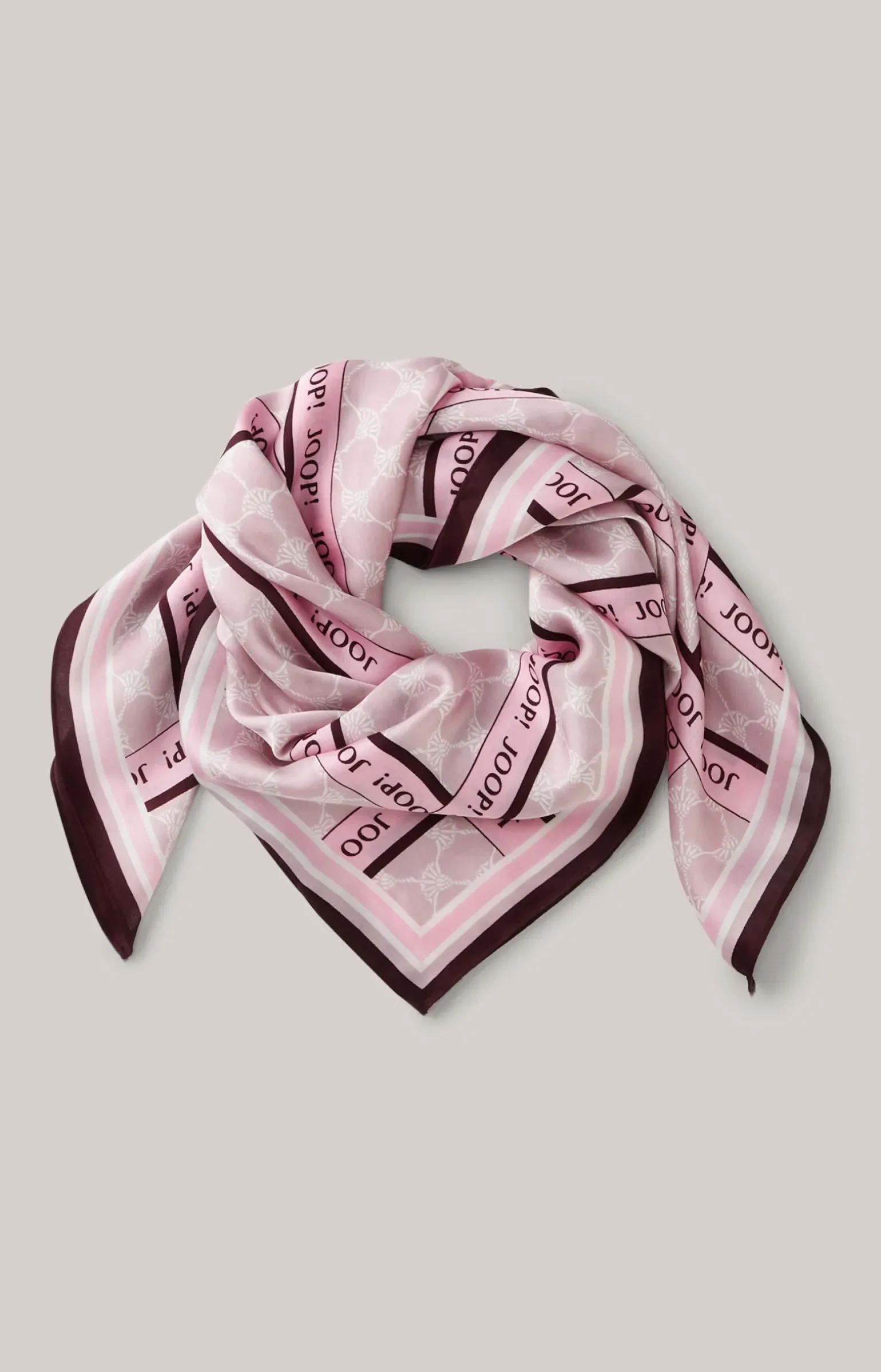 Tuch in Rosa gemustert