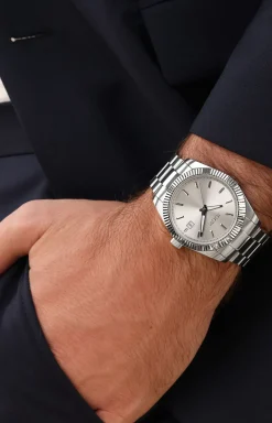 Unisex-Armbanduhr in Silber