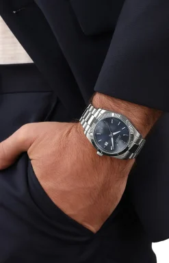 Unisex-Armbanduhr in Silber