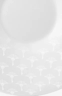 Untertasse Faded Cornflower - 2er Set in Weiß