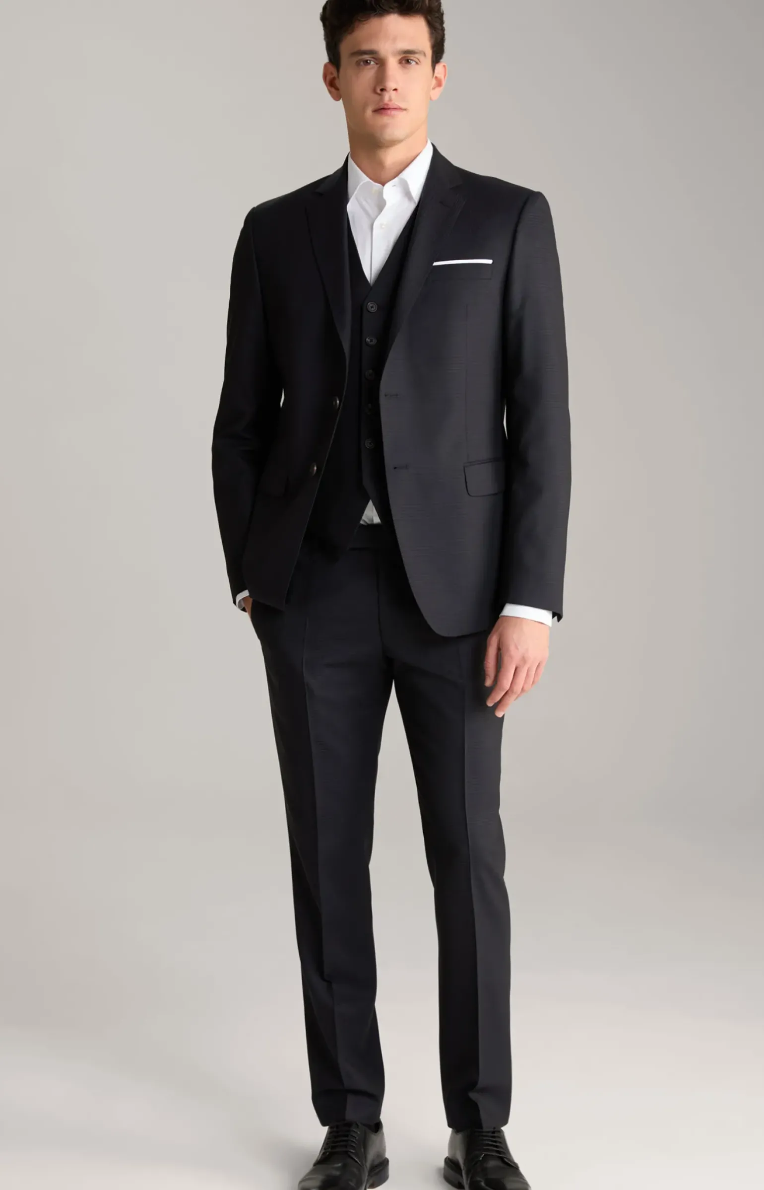 Weste Wackno in Navy kariert