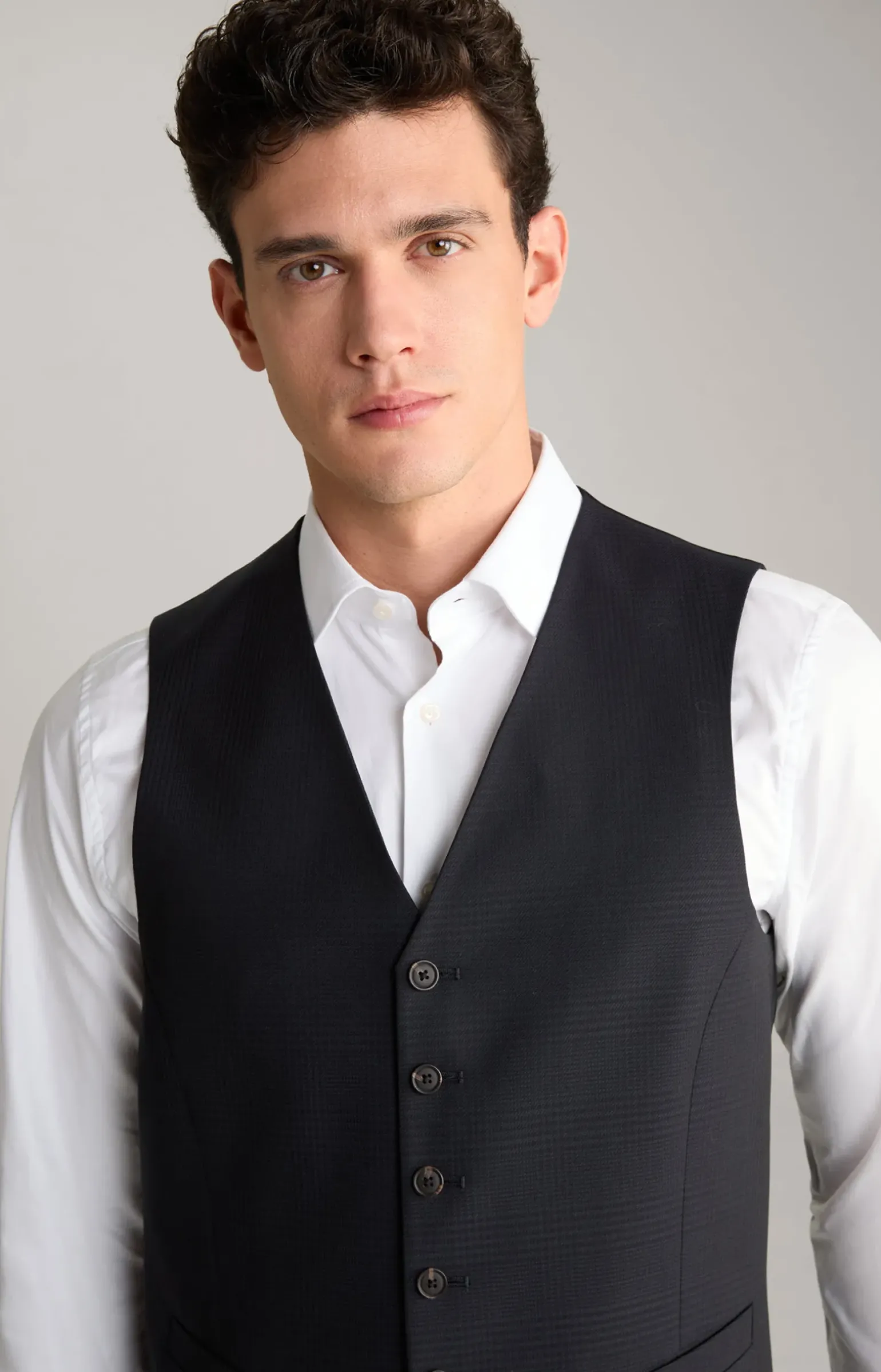 Weste Wackno in Navy kariert