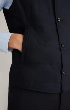 Weste Wermut in Dunkelblau