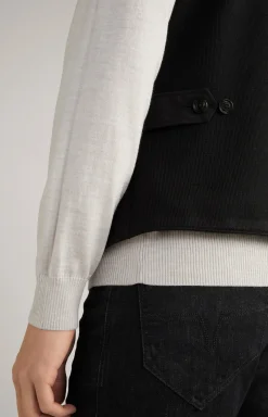 Weste Wermut in Schwarz