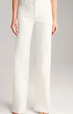 Wide Leg Jeans in Offwhite