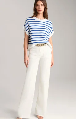 Wide Leg Jeans in Offwhite