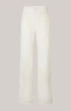 Wide Leg Jeans in Offwhite