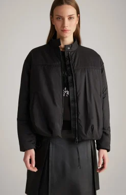 Windbreaker-Jacke in Schwarz
