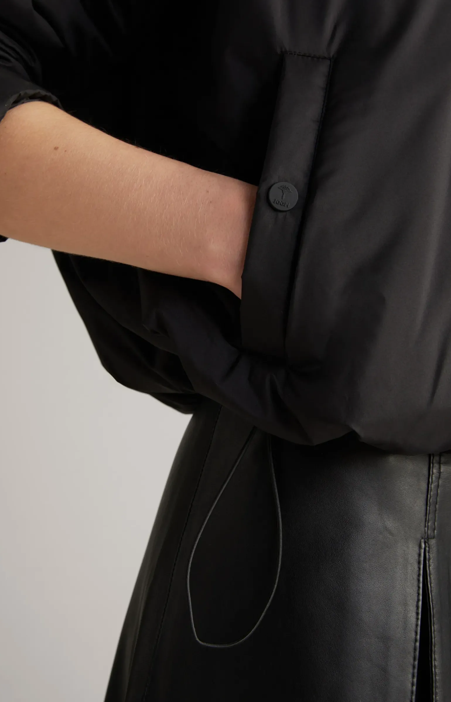 Windbreaker-Jacke in Schwarz