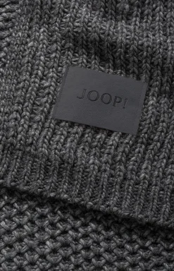 Wohndecke JOOP! DOUBLE-KNIT in Anthrazit