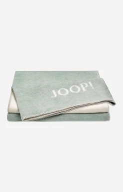 Wohndecke JOOP! MELANGE-DOUBLEFACE in Jade-Natur