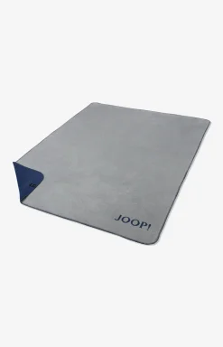 Wohndecke JOOP! UNI-DOUBLEFACE in Silber-Navy