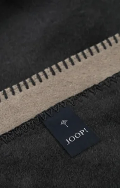 Wohndecke JOOP! UNI-DOUBLEFACE in Stein-Anthrazit