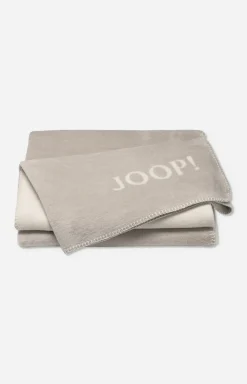 Wohndecke JOOP! UNI-DOUBLEFACE in Sand-Creme